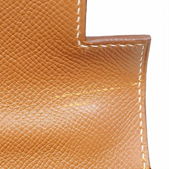 Hermes handbag Kelly 28 Cushvel gold C stamp ladies - Picture 7 of 16